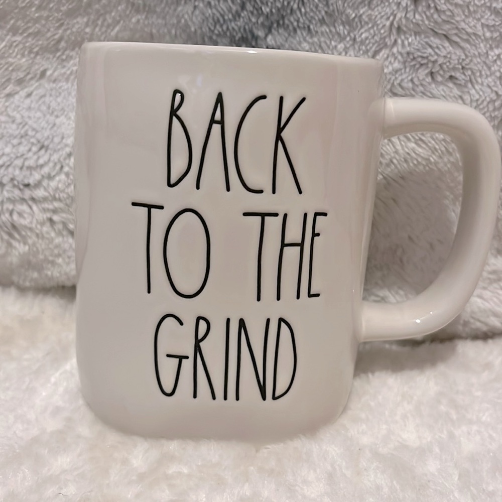Rae Dunn BACK TO THE GRIND Mug